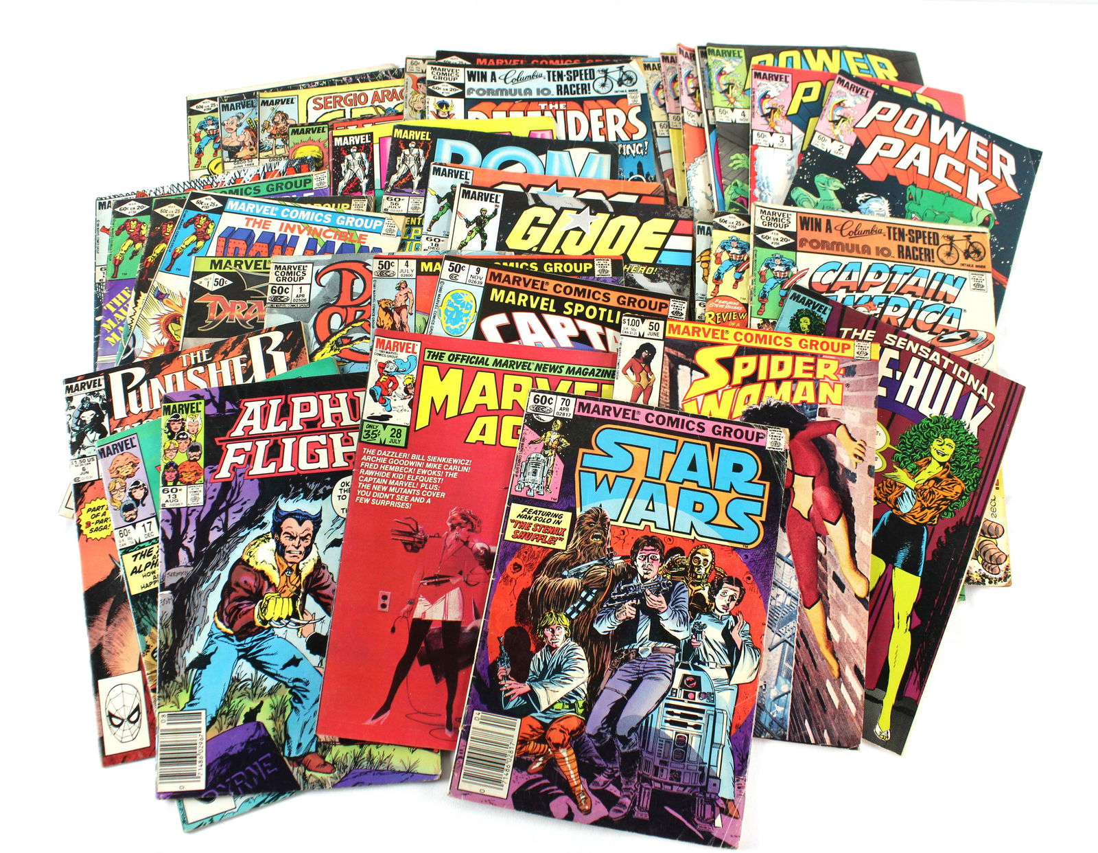 Marvel Comic Books, 1980s, Incl. Star Wars, She-Hulk, GI Joe (1 of 1)