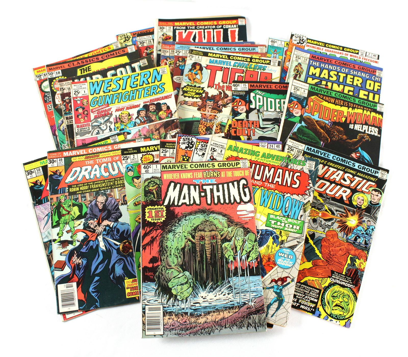Marvel Comic Books, 1970s, Incl. Man-Thing, Master of Kung Fu (1 of 1)