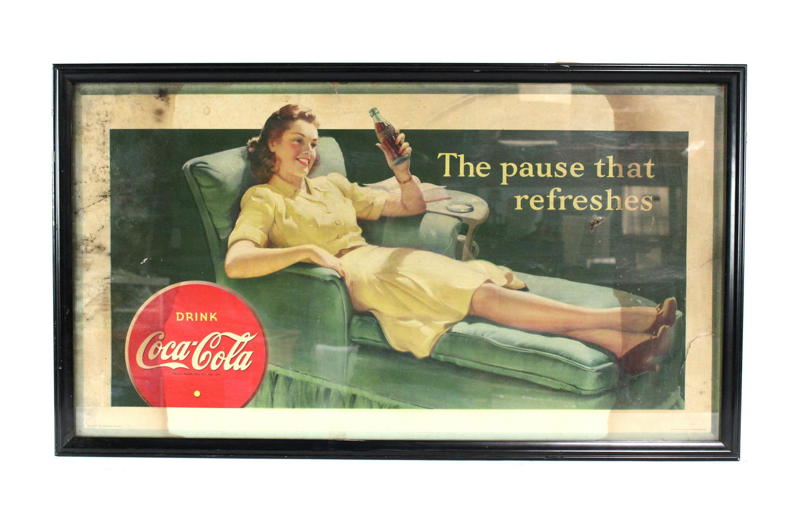 コカコーラ ビンテージトレイThe Pause That Refreshes コカコーラ ビンテージトレイThe Pause That Refreshes
