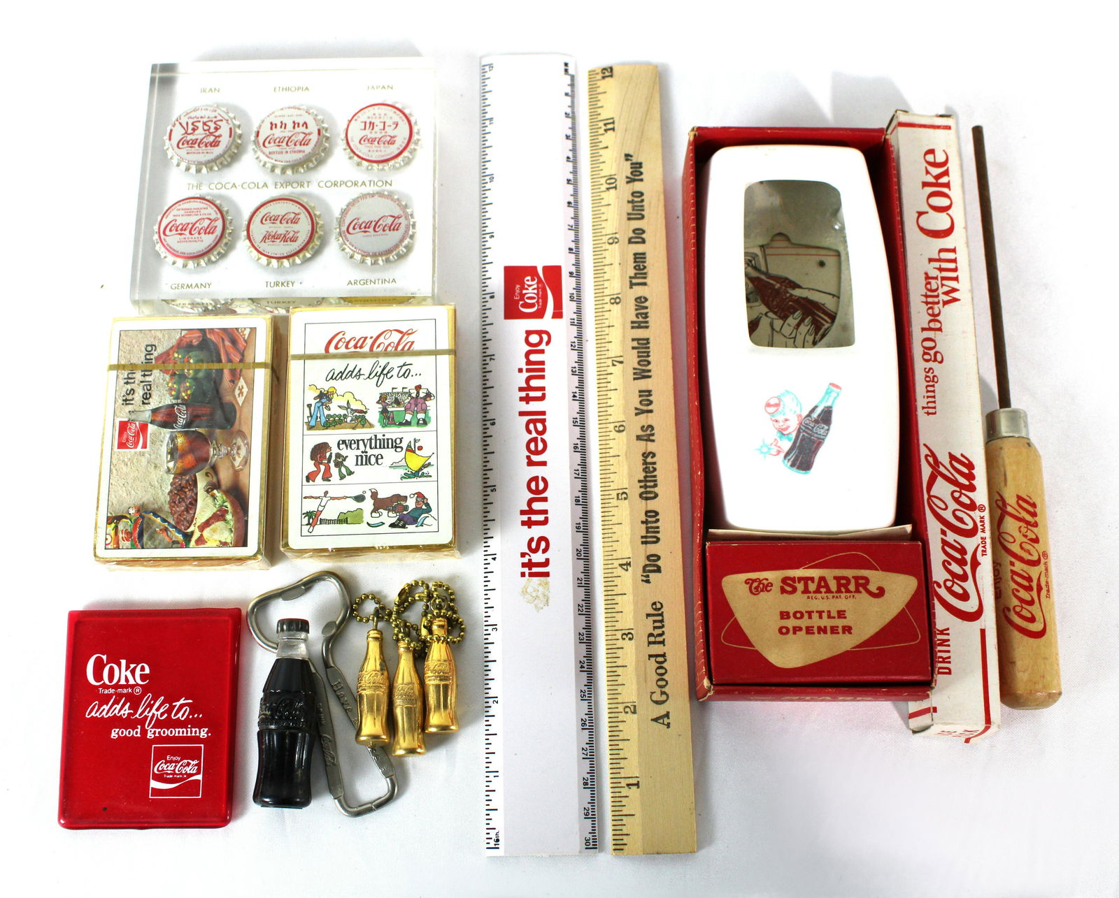 Coca Cola Collectibles Incl. Starr Bottle Opener in Box and Ice Pick (1 of 1)
