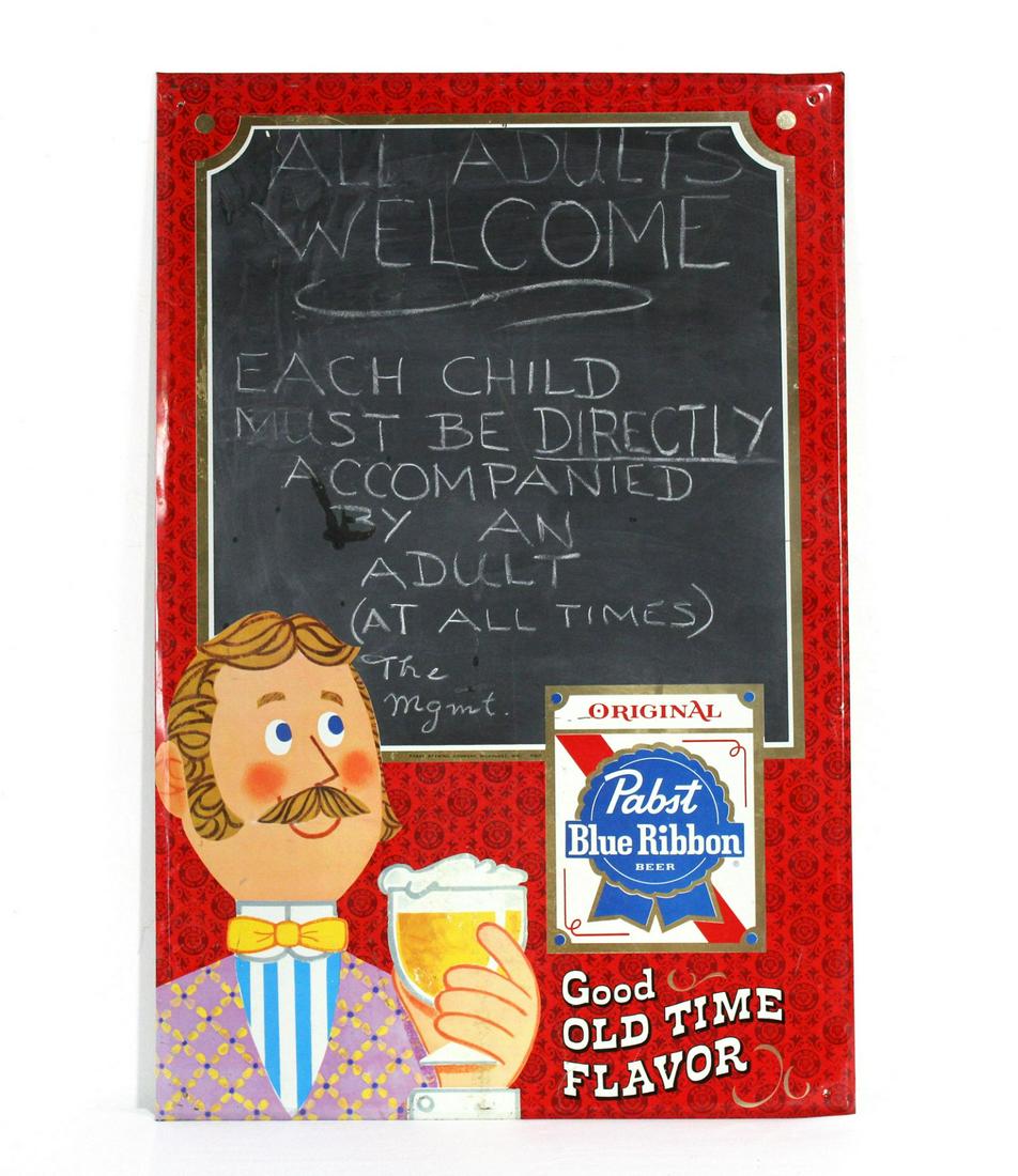 Pabst Beer PBR Chalkboard Sign (1 of 2)