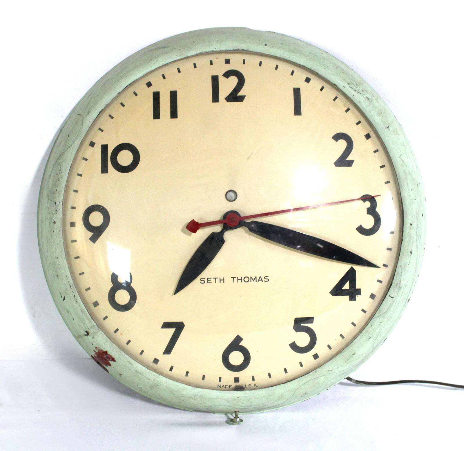 Vintage Seth Thomas School Wall Clock (1 of 1)