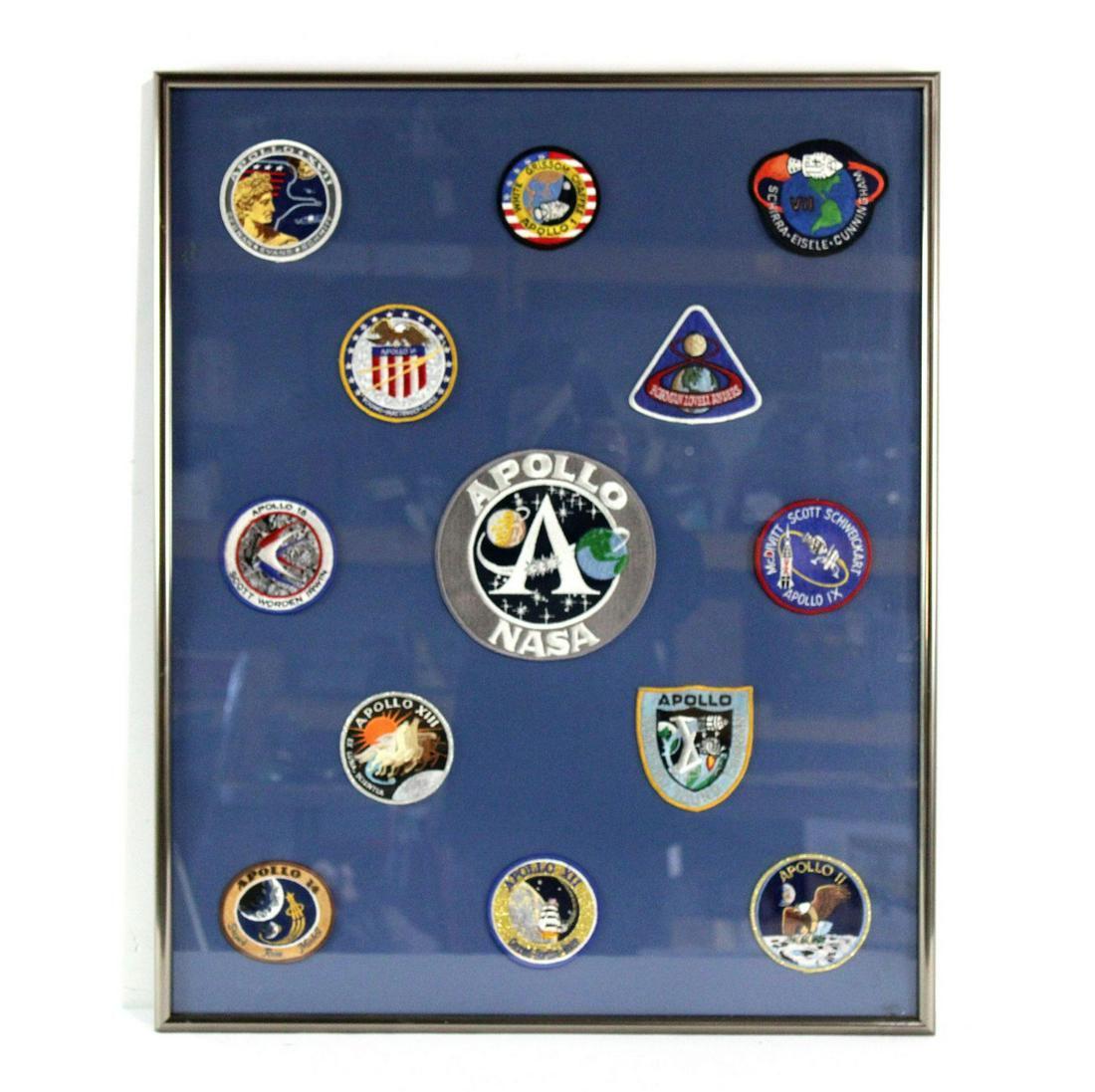 Apollo NASA Patches, Framed (1 of 1)