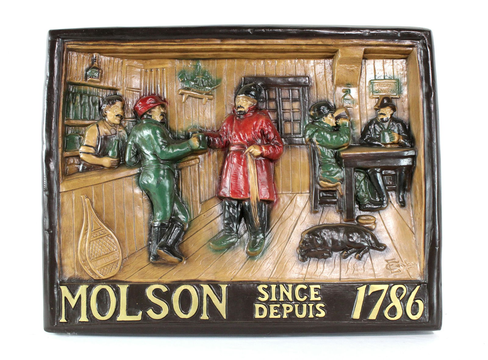 Molson Beer Advertising Sign (1 of 2)