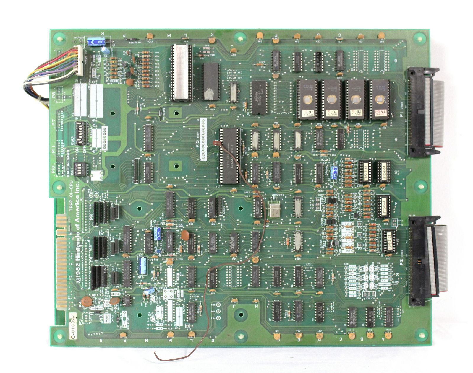 Nintendo Popeye Arcade Game Control Panel