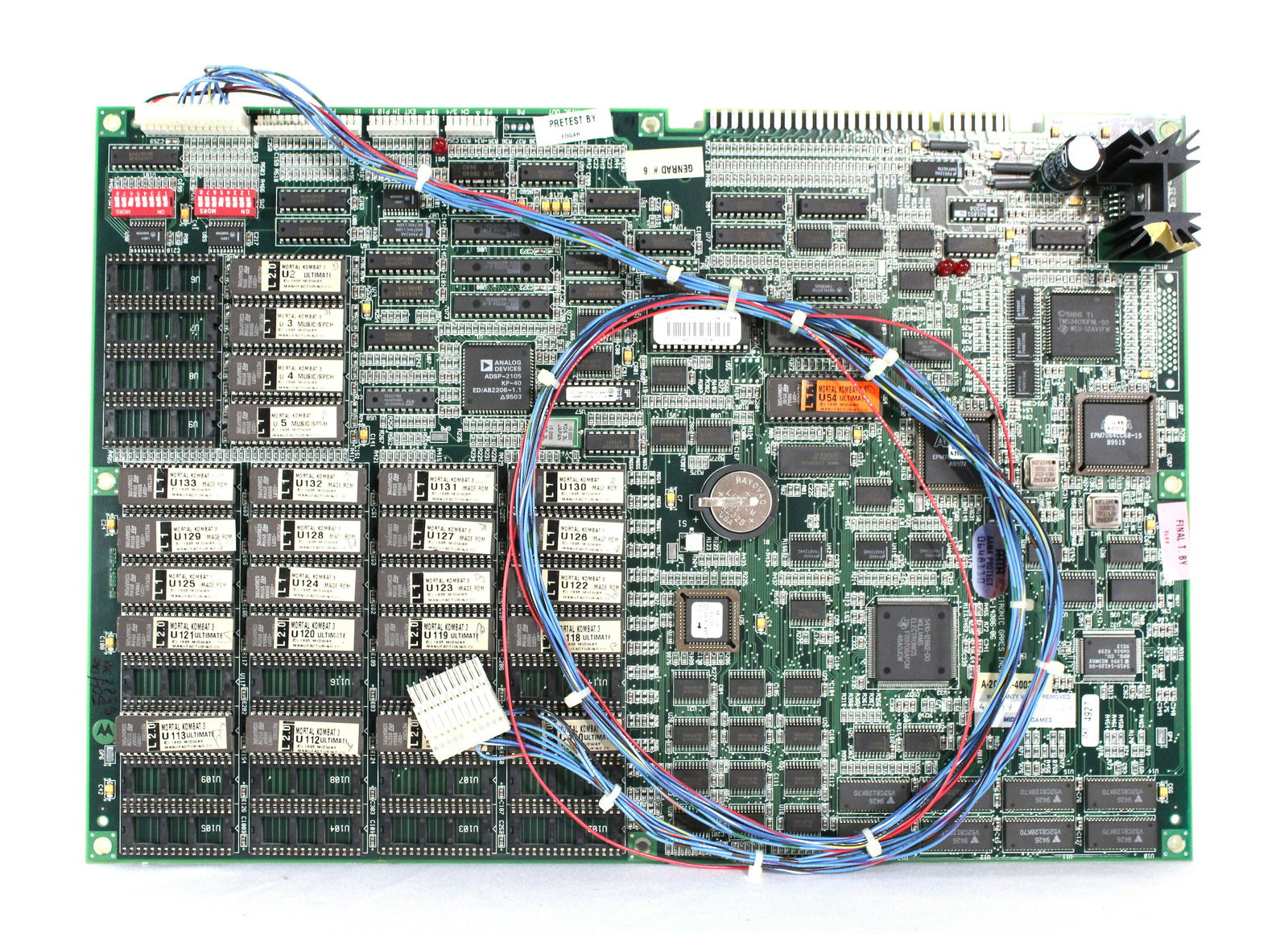 Bally Midway Mortal Kombat 3 Arcade Game Board (1 of 1)