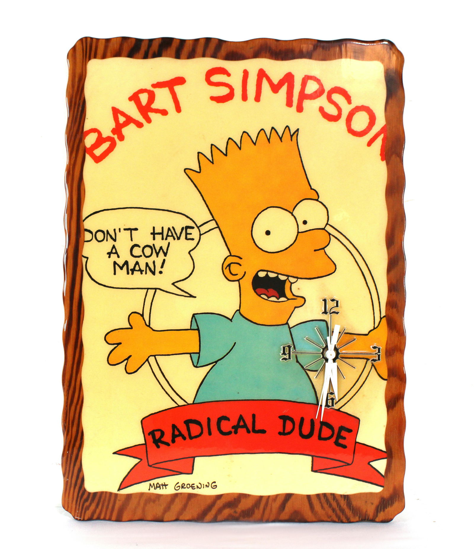 Bart Simpson Wall Clock (1 of 2)