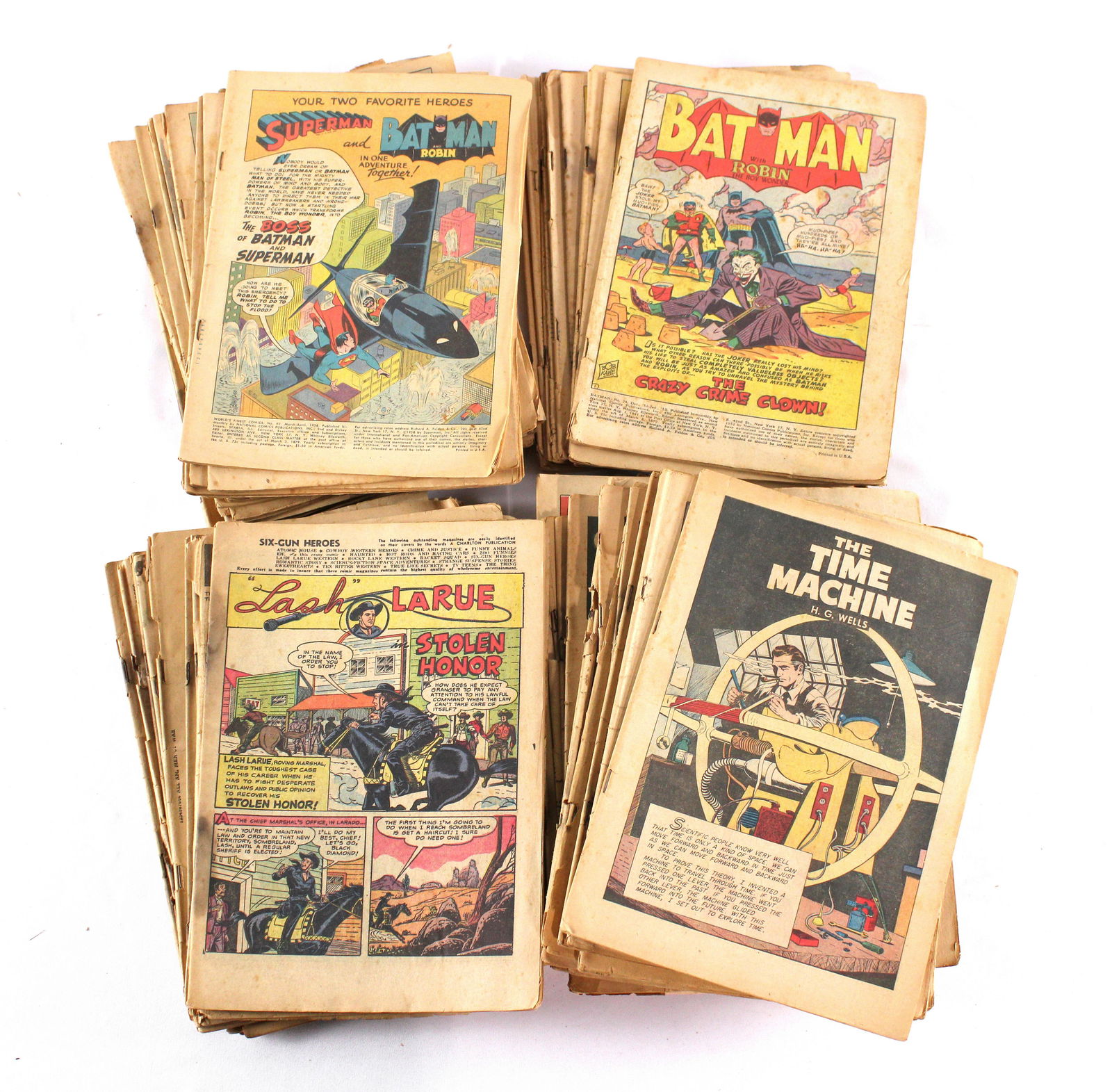 Coverless Comic Books, '50s, Incl. Early Batman (1 of 1)