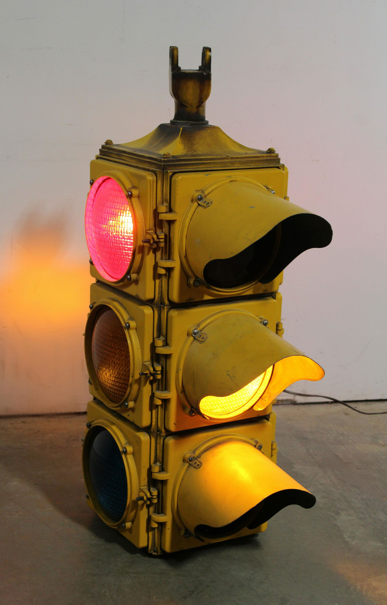 Four Way Marbelite Traffic Light, 1950s (1 of 5)