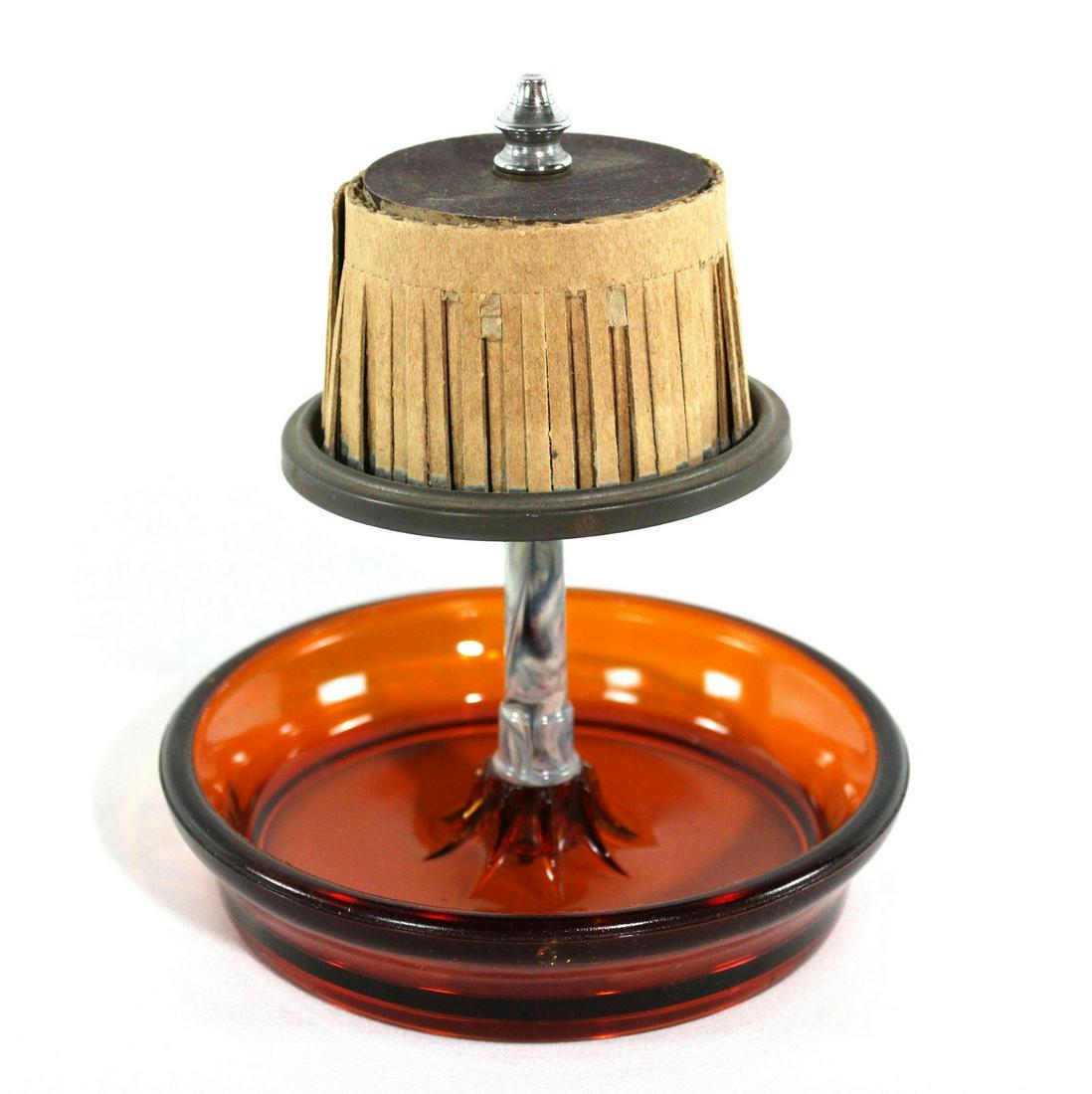 1940s Hamilton "Safety Tray" Pull-Match Dispenser (1 of 2)