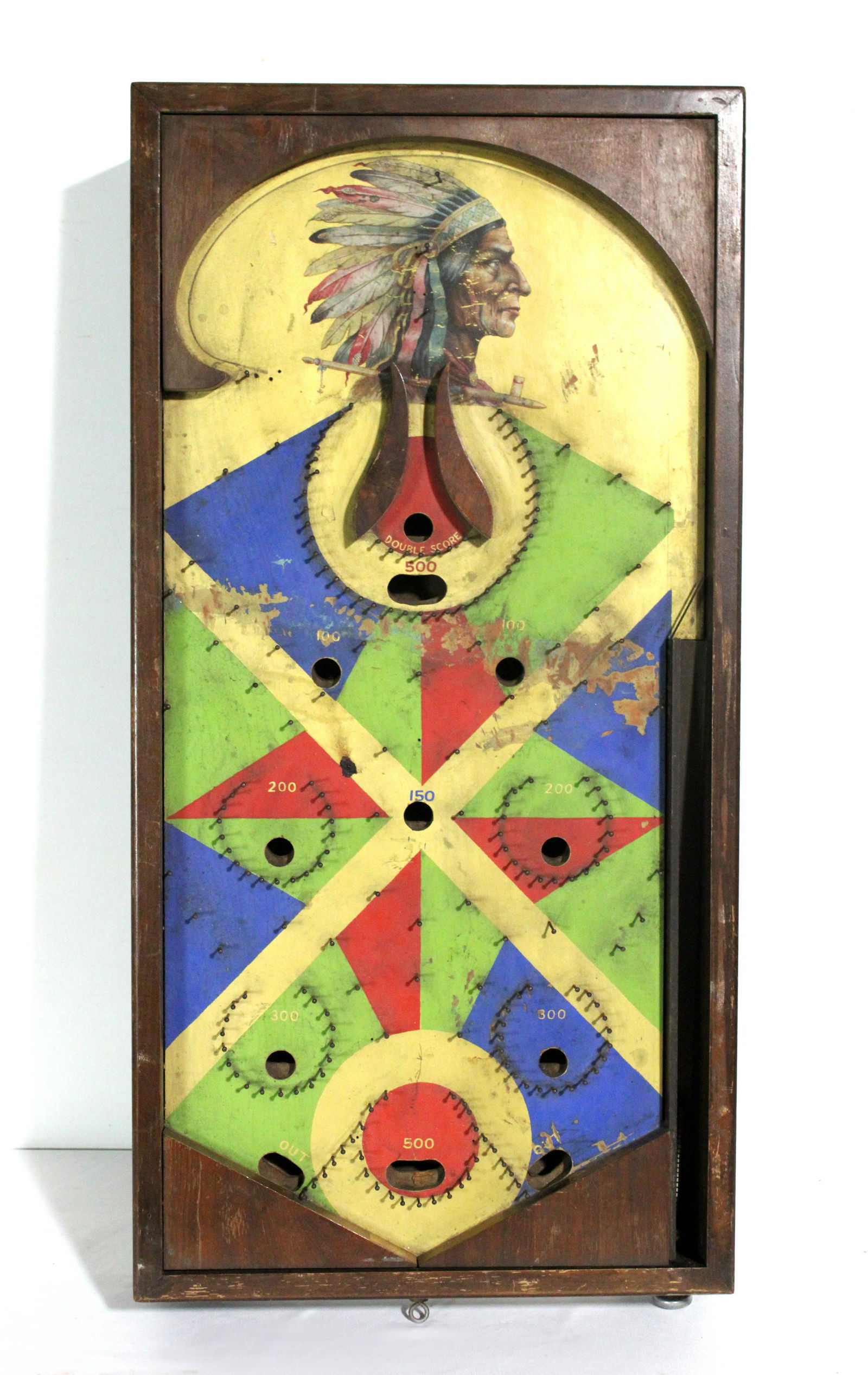 Early Table Top Pinball with Native American Theme (1 of 2)