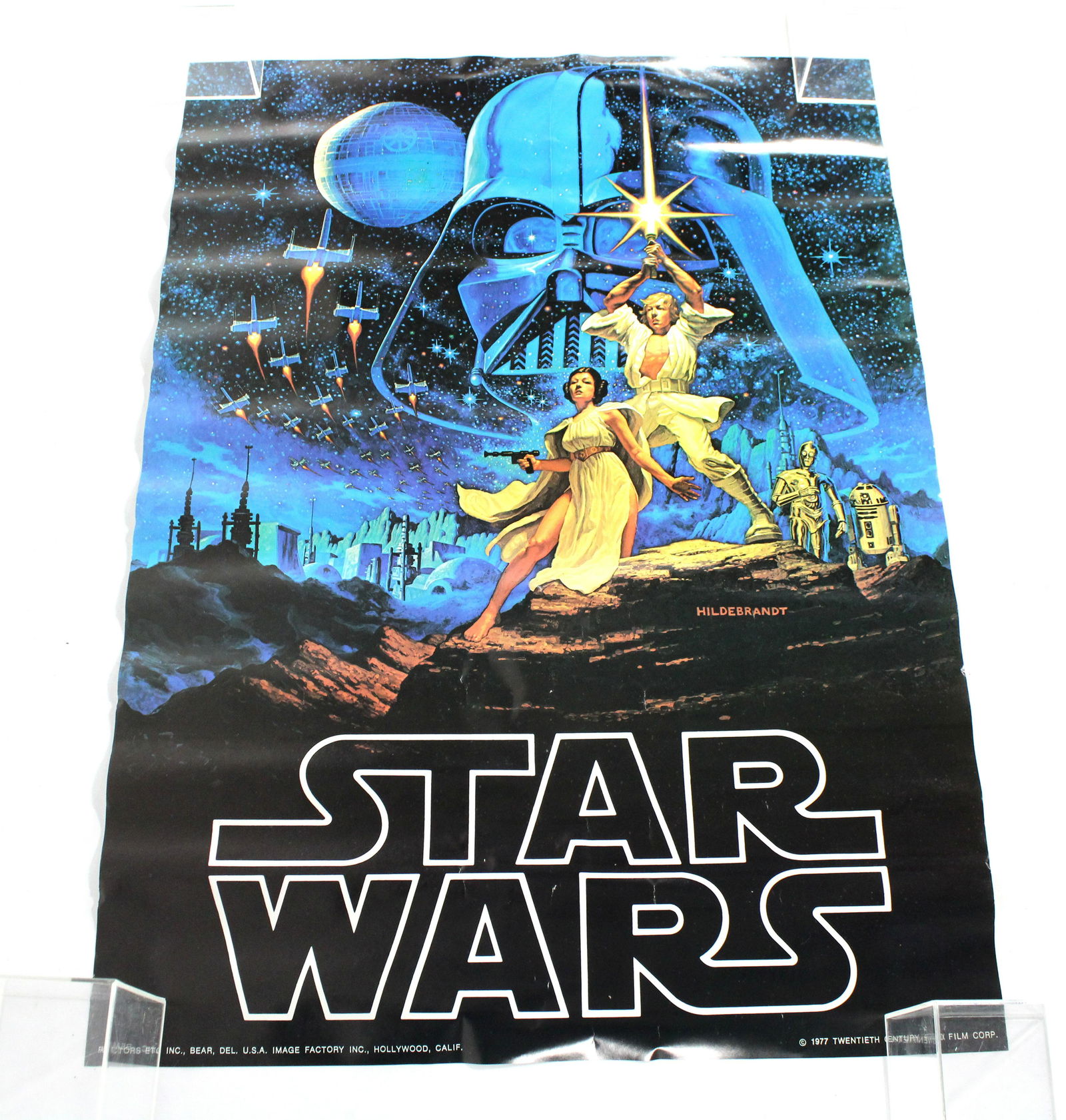 NOS Star Wars Original Hildebrandt Movie Poster, 1977 (1 of 3)