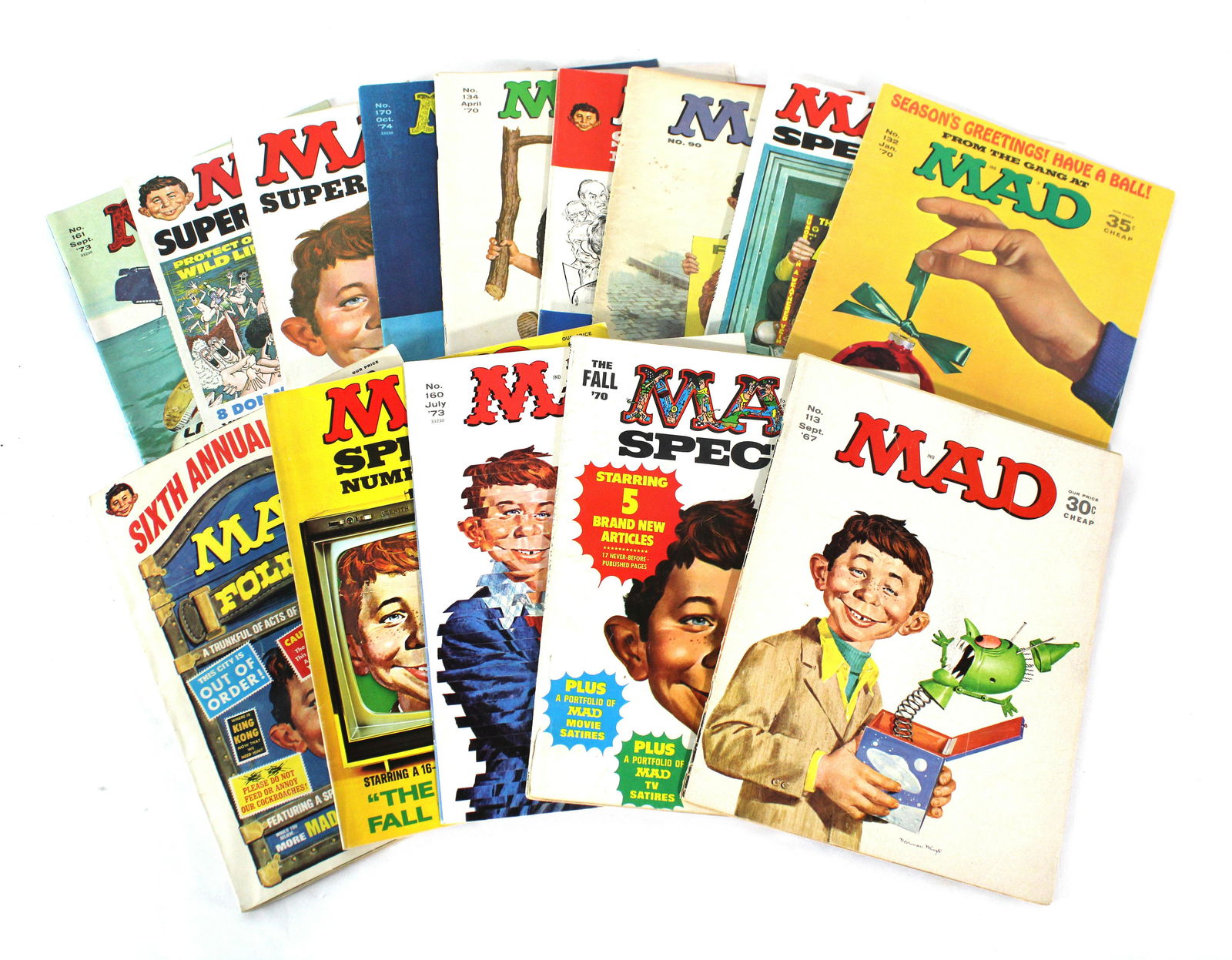 1970s Mad Magazines, Total of 14 (1 of 1)