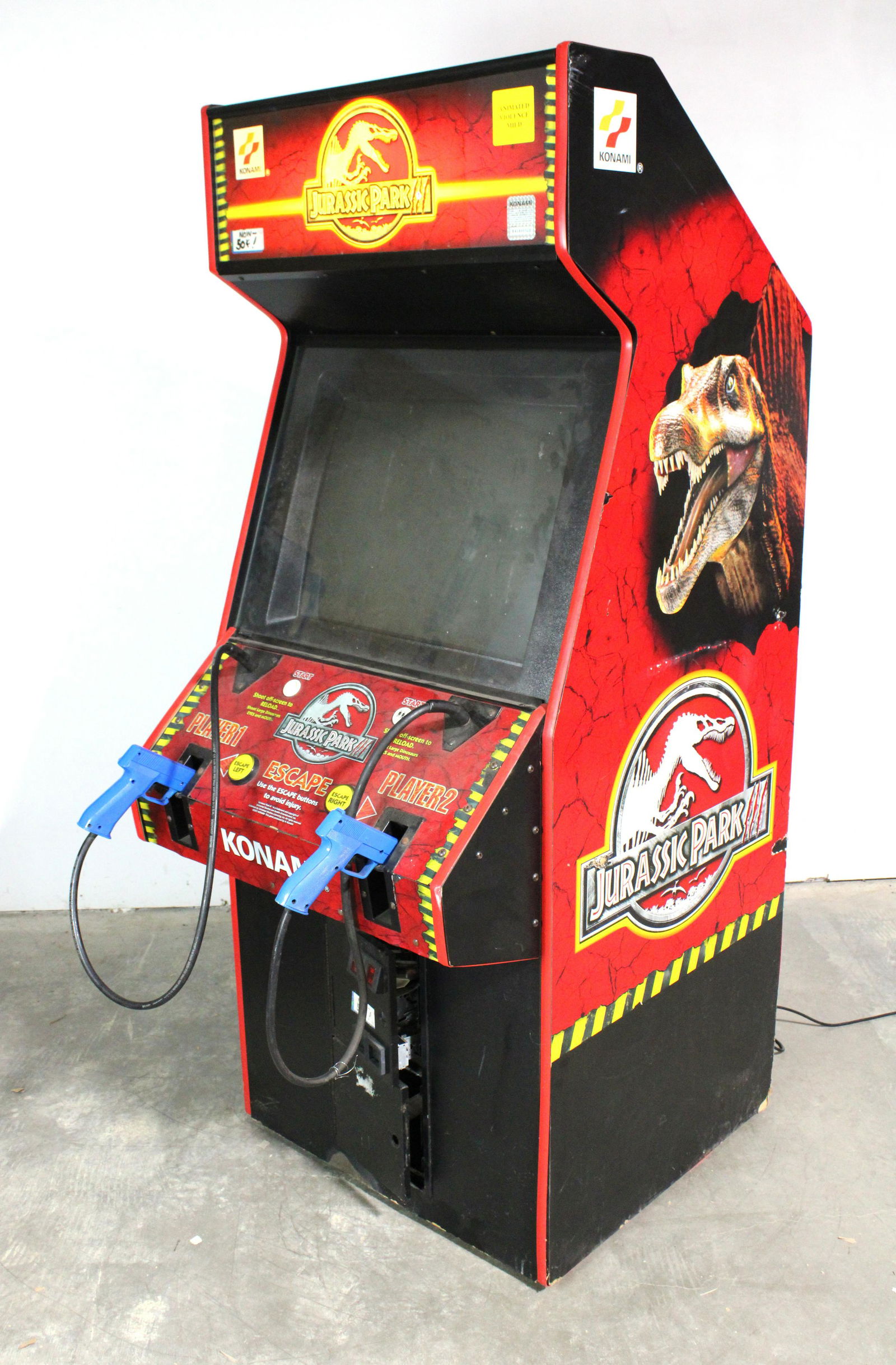 Konami Jurassic Park Arcade Game (1 of 4)
