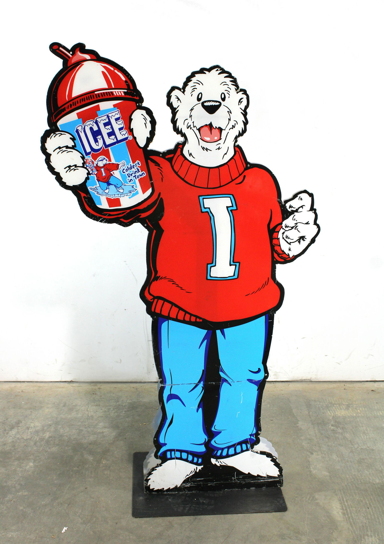 Icee Polar Bear Advertising Store Display (1 of 2)
