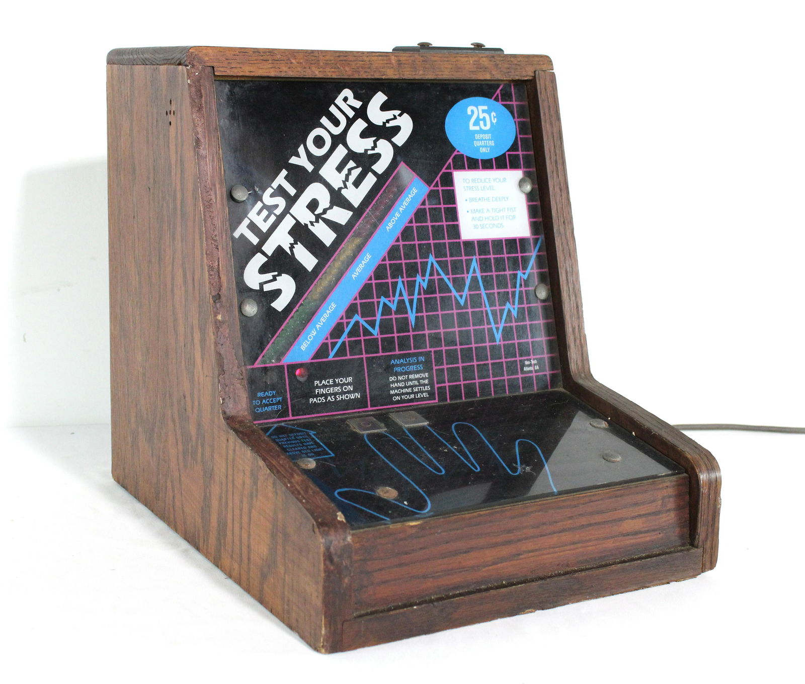 Coin Op "Test Your Stress" Arcade (1 of 2)