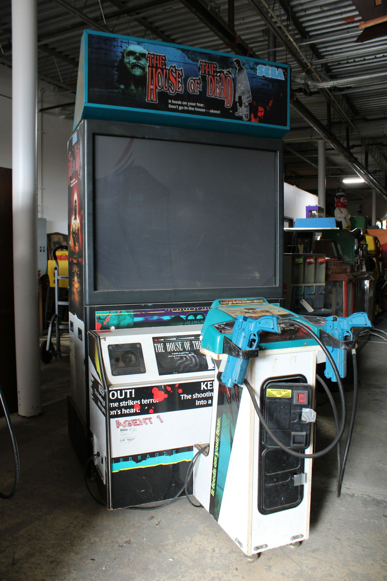 Sega The House of the Dead Arcade Game with Header (1 of 4)