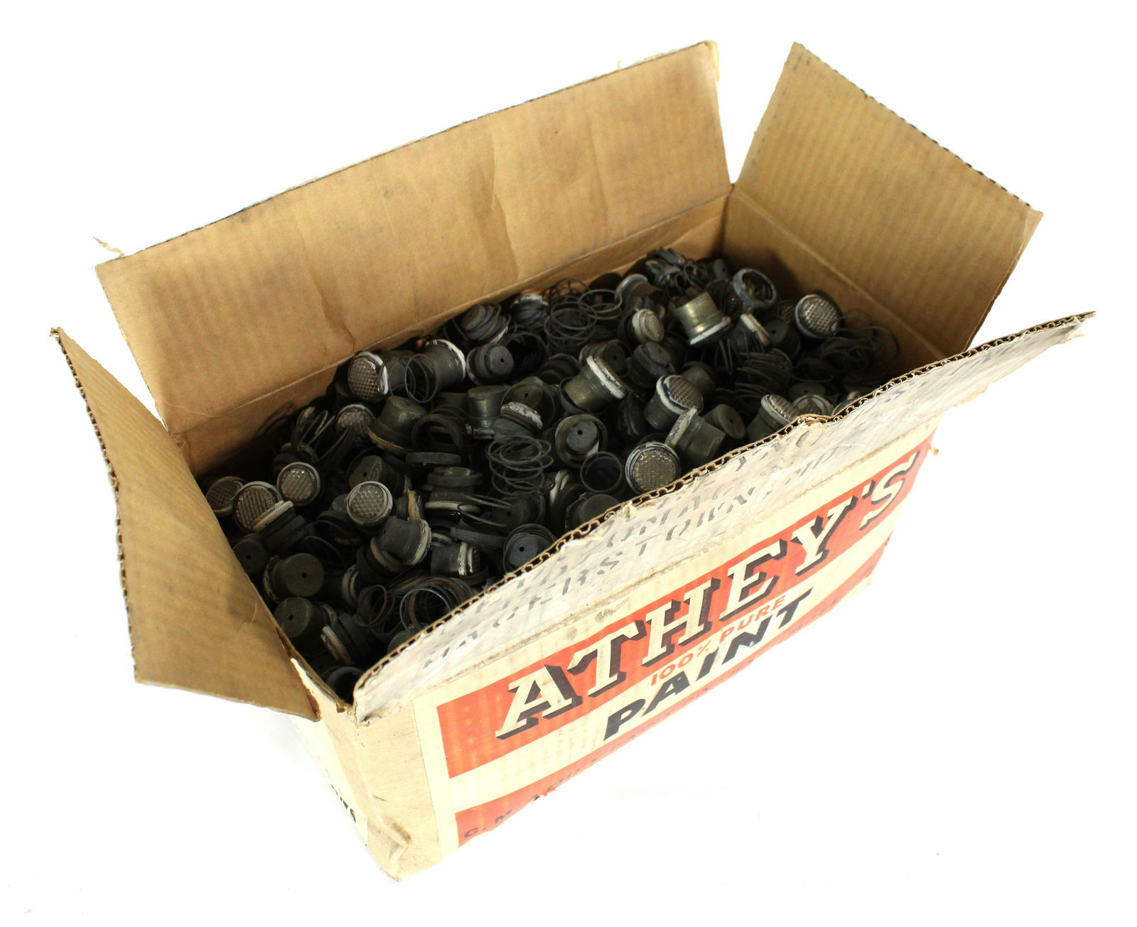 Large Lot of Reflective Cat Eyes for Advertising Signs: Large Lot of Reflective Cat Eyes for Advertising Signs. In-house shipping available. Dimensions of box: 8 x 14 x 7