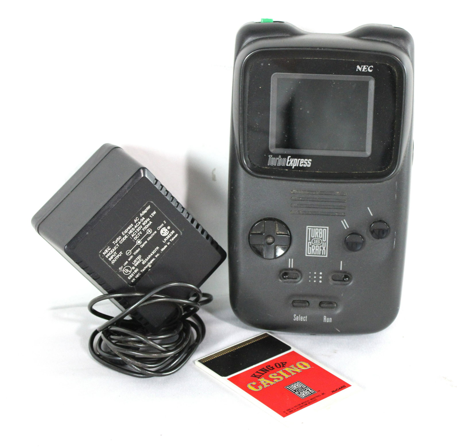 Turbo Express Grafx Handheld Game with King of Casino: Turbo Express Grafx Handheld Game with King of Casino. In-house shipping available.