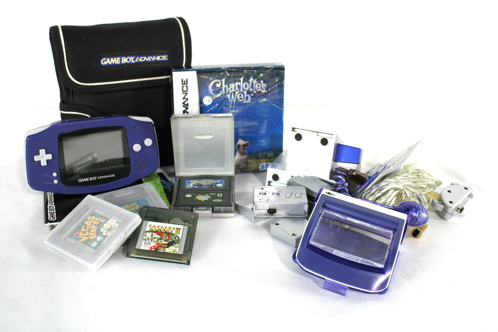 Gameboy Advance with Games and Accessories (1 of 2)