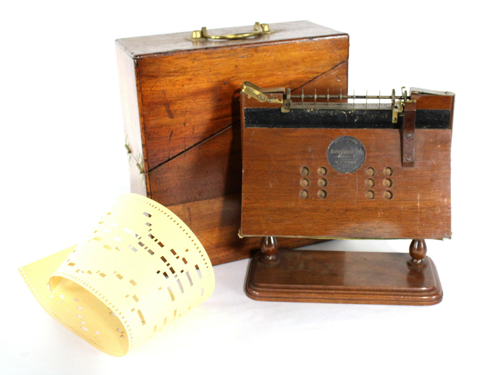 H.B. Horton's Autophone Tabletop Organette with Case (1 of 5)