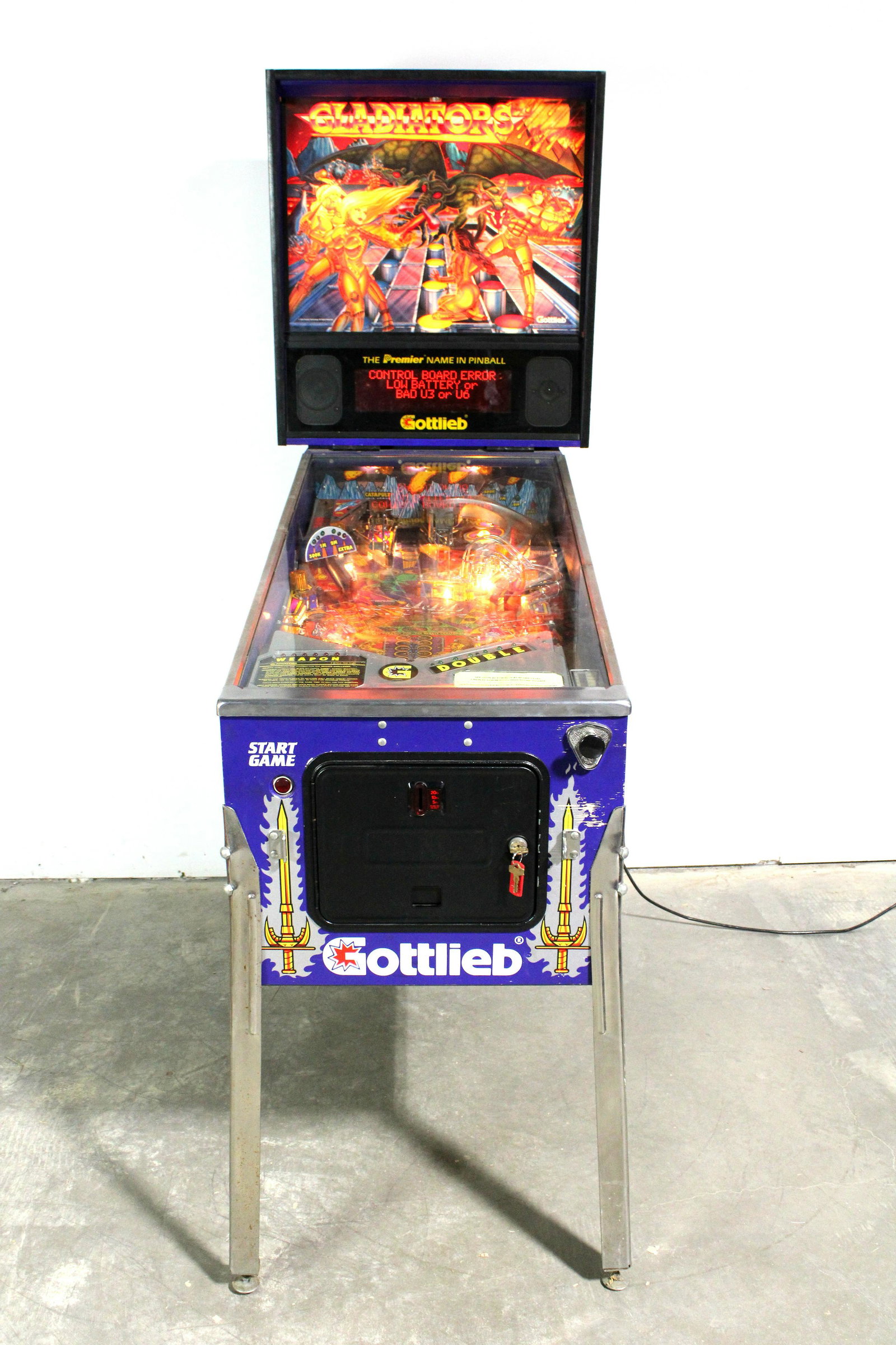 Gottleib Gladiator Pinball Machine (1 of 6)