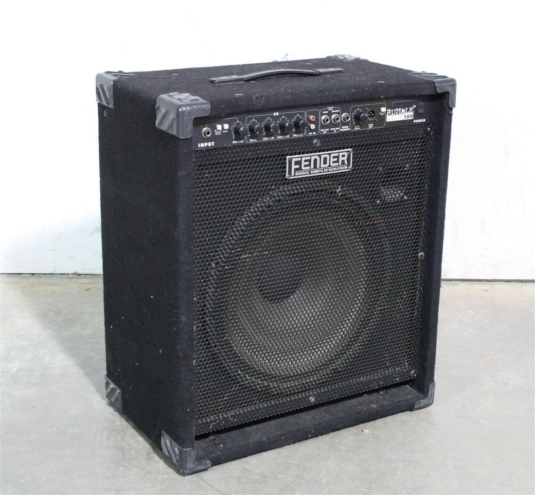 【美品】Fender Rumble 75 ベースアンプ Fender Rumble 75 75W 1x12 Bass Combo Amp Black/フェンダー