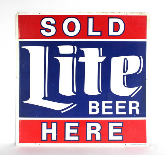 3FT Lite Beer Sold Here Metal Store Sign (0271) on Jan 05, 2023