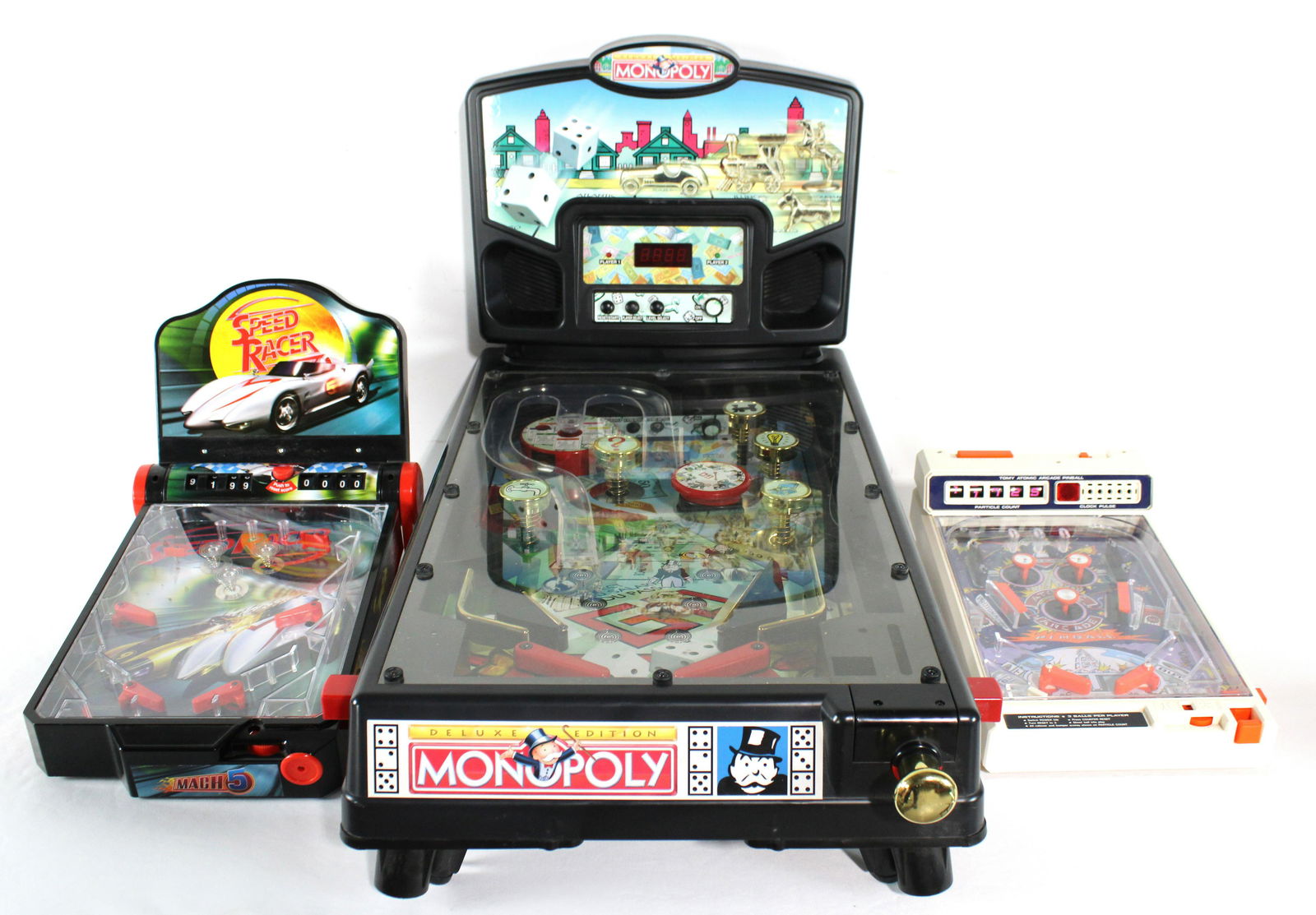 Three Toy Pinball Games incl. Monopoly (1 of 3)
