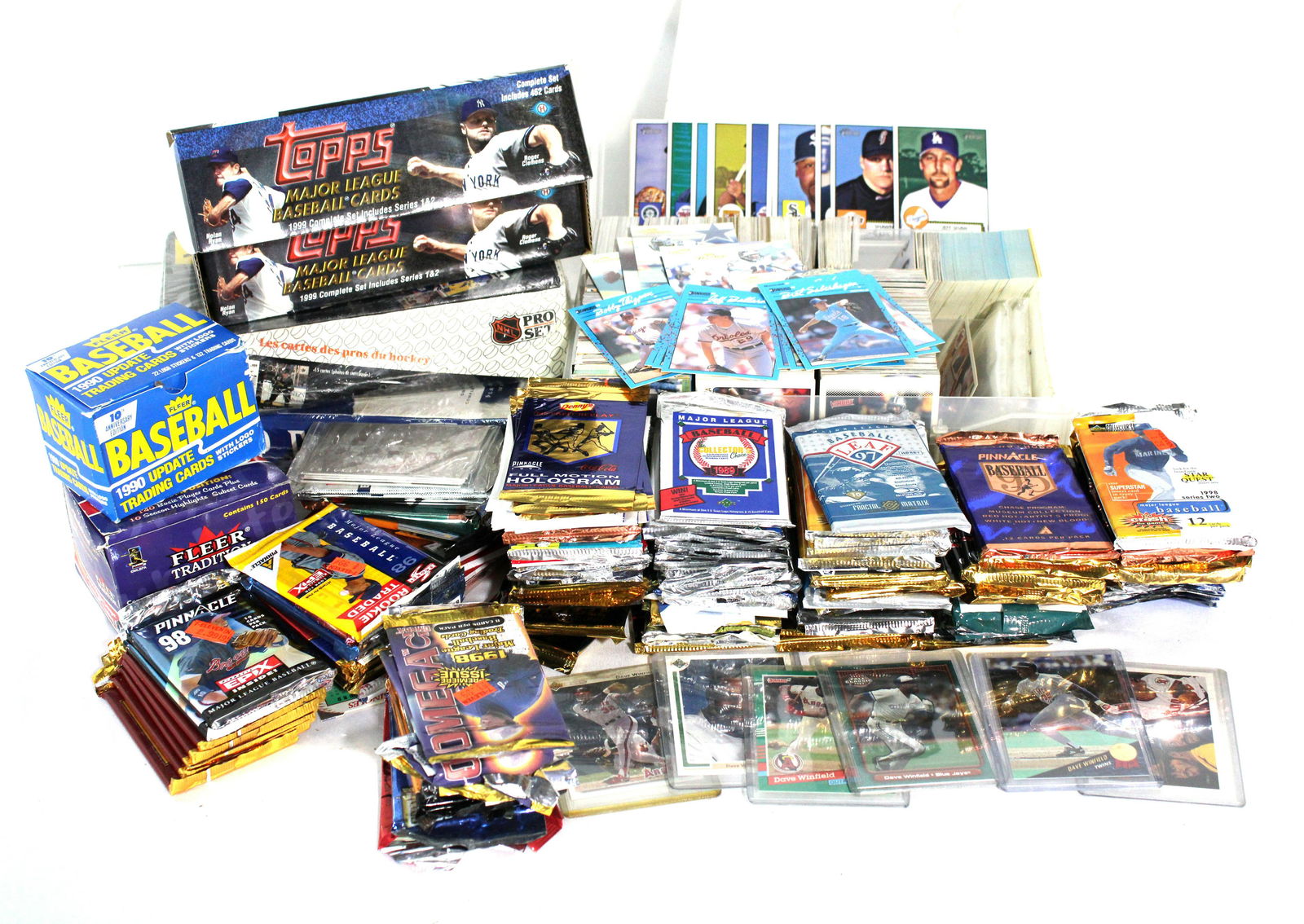 Assorted Baseball, Football and Hockey Cards incl. Topps (1 of 3)