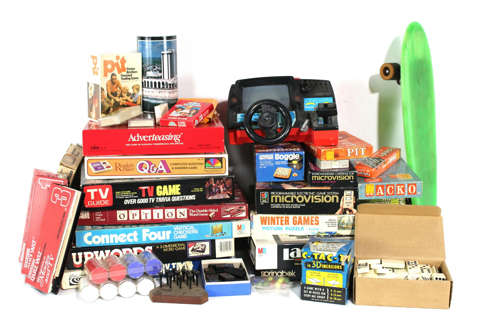 Lot of Vintage Board Games incl. Connect Four and Adverteasing (1 of 1)