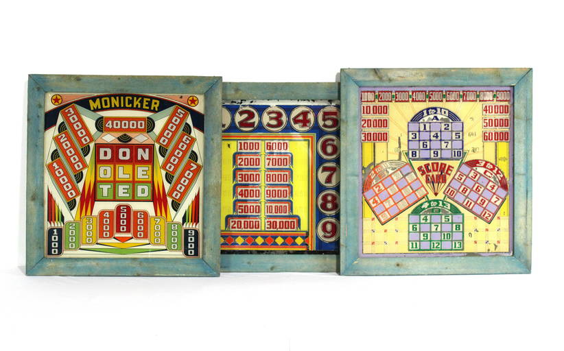 Framed Bingo Pinball Machine Glass Jan 05, 2023 Jaybird Auctions in MD