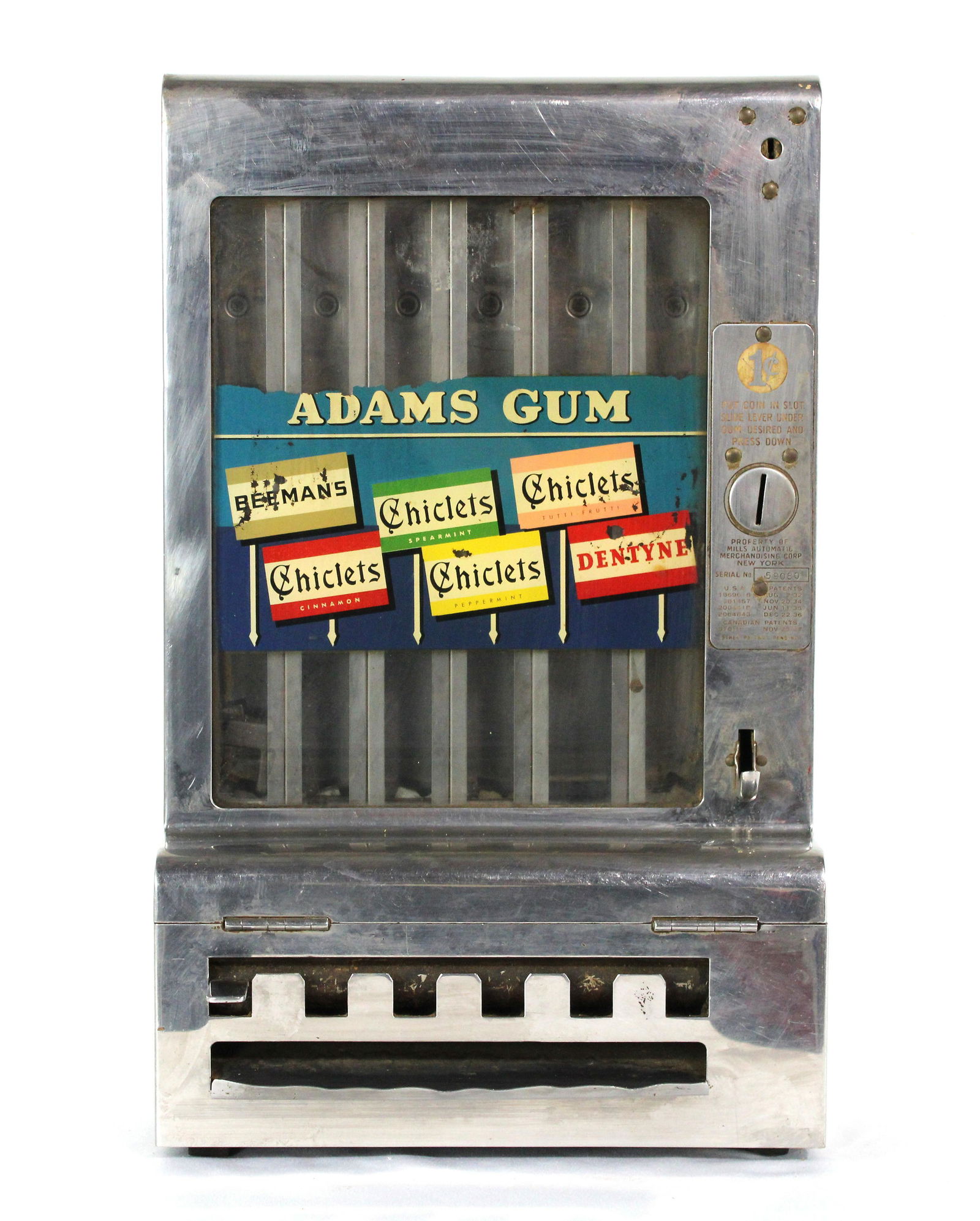Mills Coin Op Gum Vendor, 1930s (1 of 2)