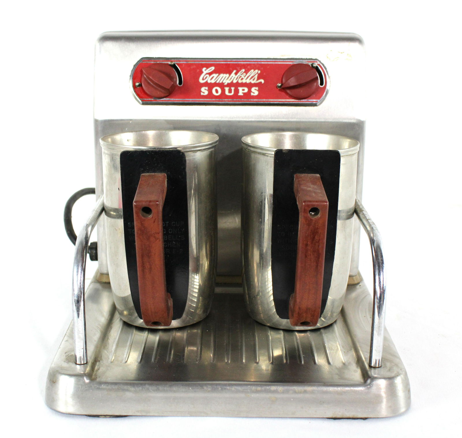 Campbell 's Soup Dual Soup Warmer, 1940s (1 of 3)