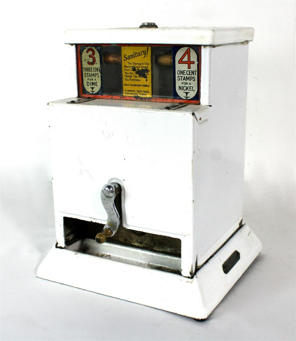 Northwestern Porcelain Postage Stamp Vendor (1 of 3)