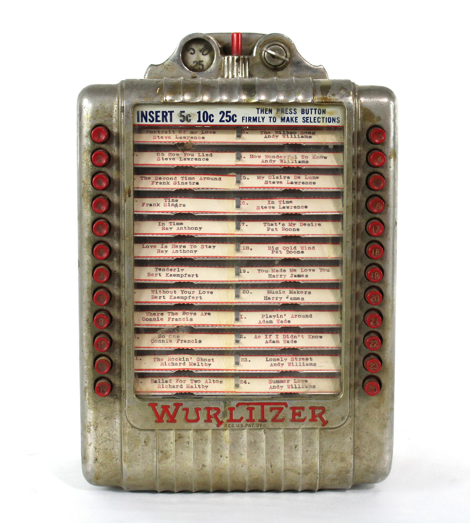 Wurlitzer Model 3020 Coin Op Wallbox (1 of 3)