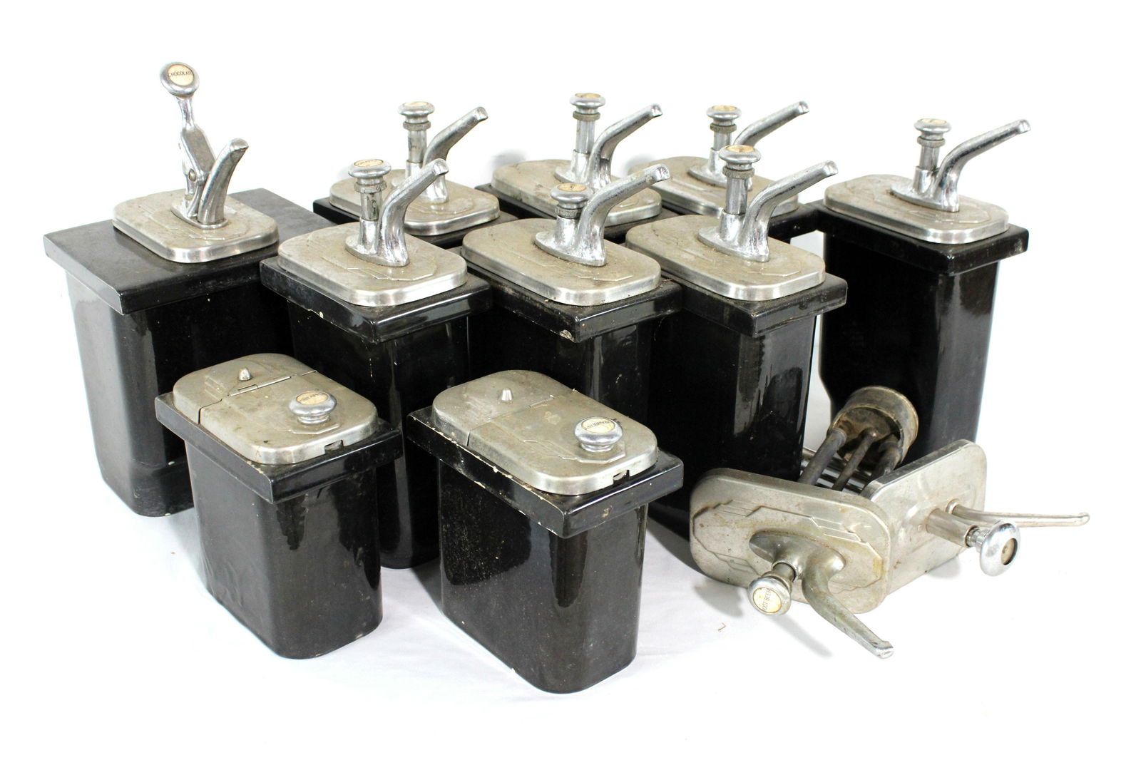 Ceramic Soda Fountain Syrup Dispensers (1 of 3)