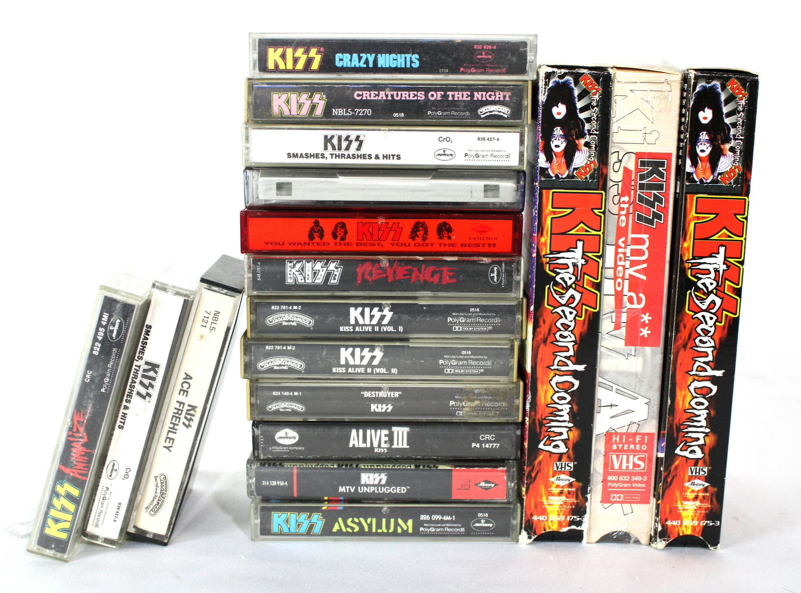 KISS VHS and Cassette Tapes (1 of 1)