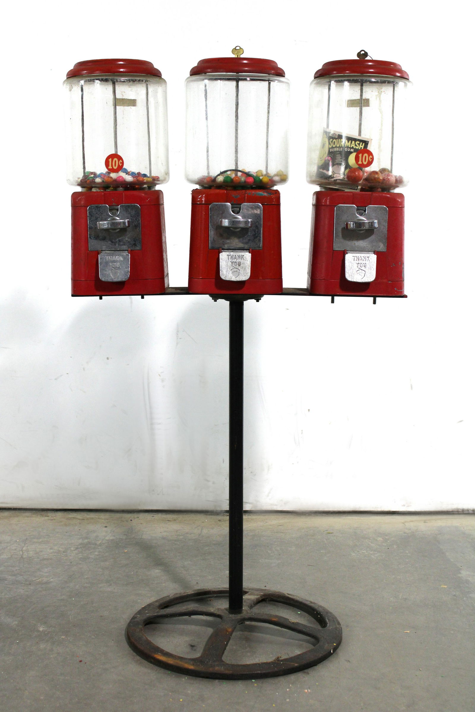 Coin Op Oak Gumballs on Stand (1 of 2)