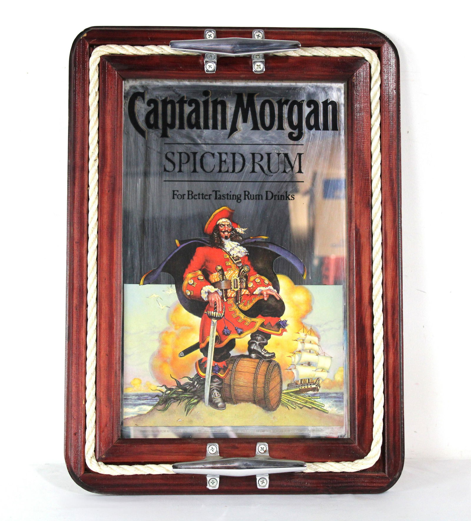 Captain Morgan Rum Advertising Mirror (1 of 1)