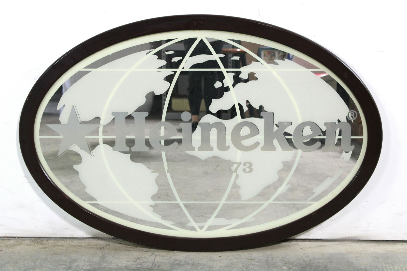 Large Heineken Beer Mirror (1 of 1)