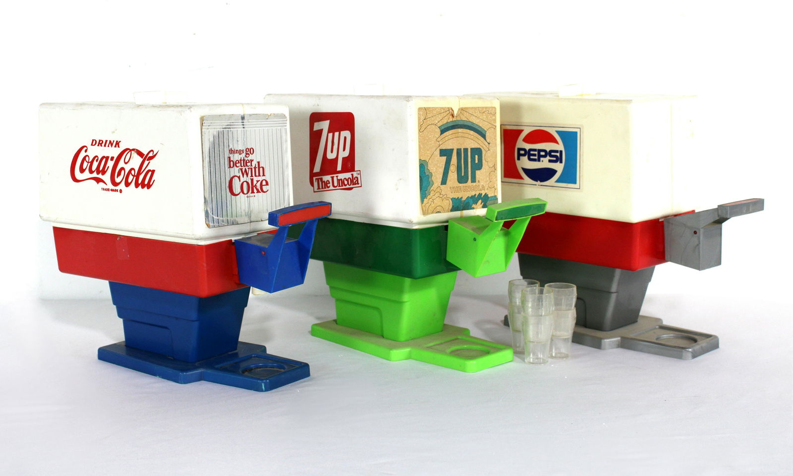 Toy Fountain Dispensers for Coca Cola, 7-Up and Pepsi (1 of 1)