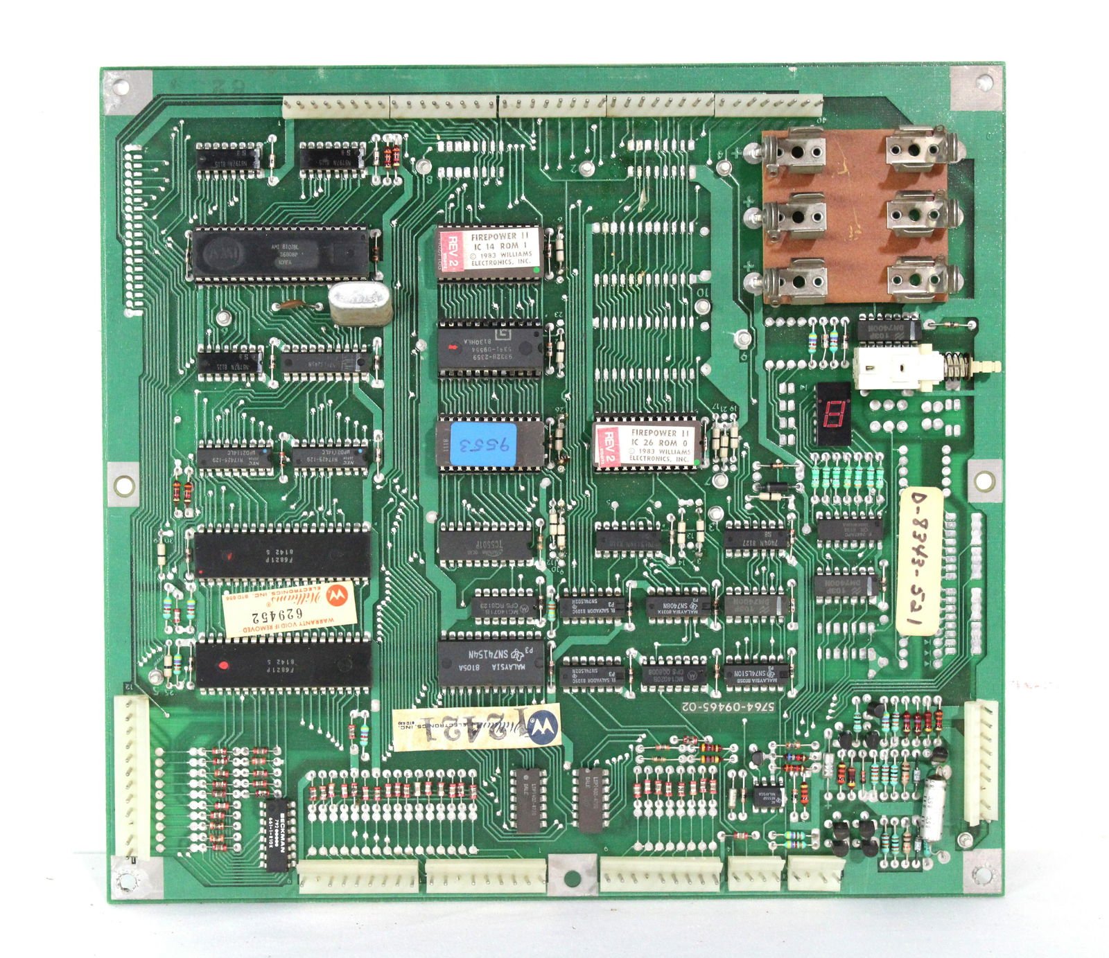 Williams Firepower Pinball MPU Board (1 of 2)