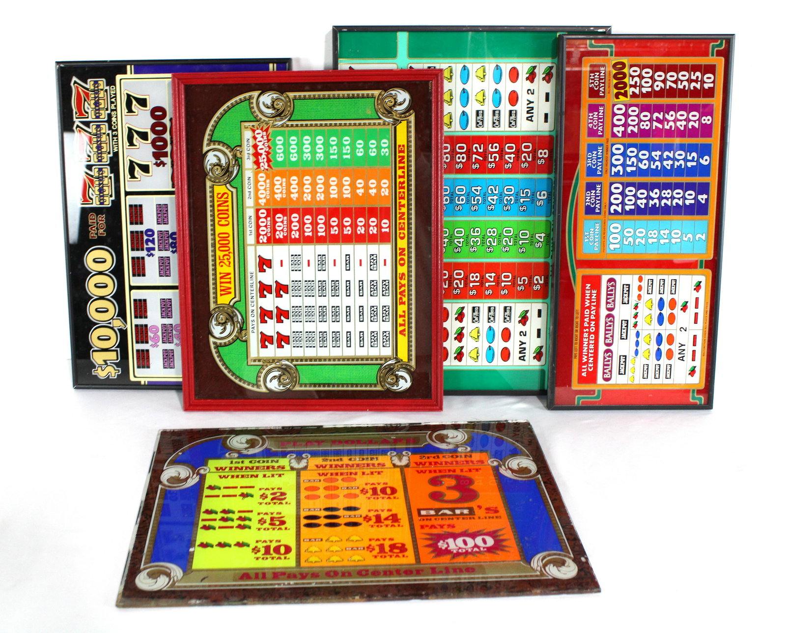 Framed Slot Machine Arcade Glass (1 of 1)