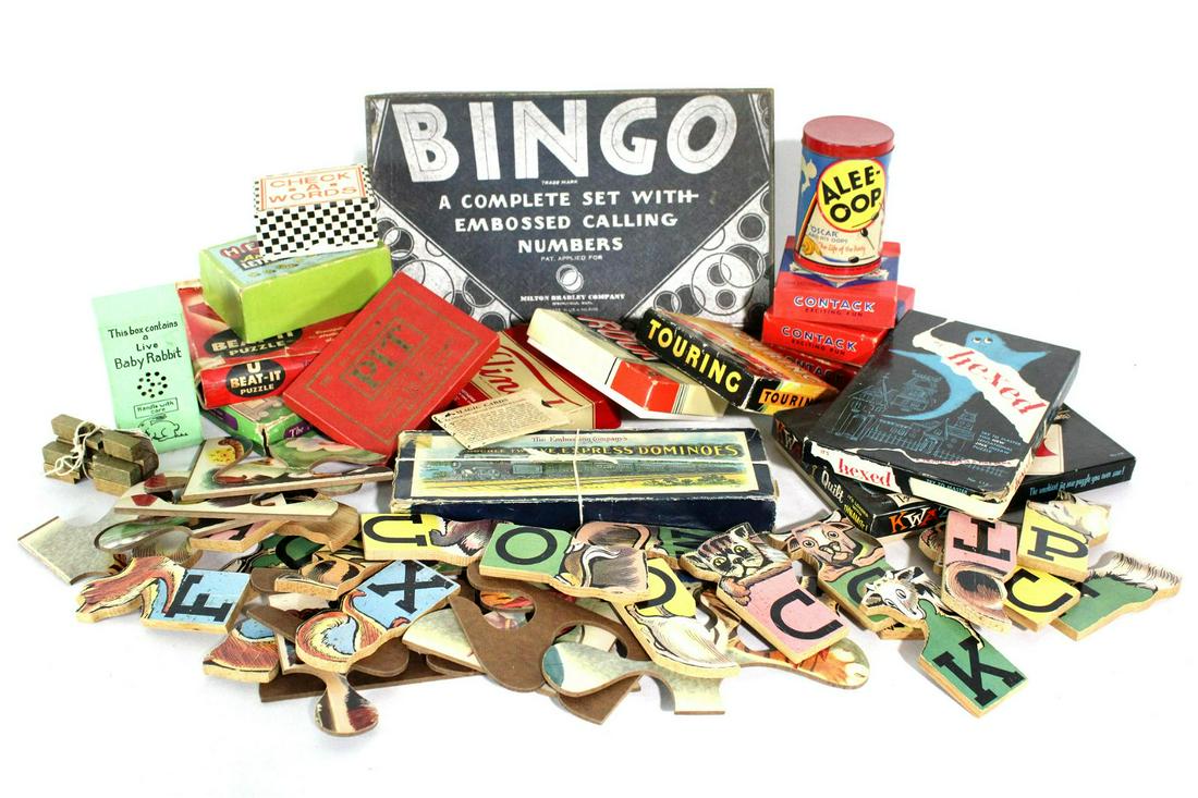 Vintage Board Games incl. Bingo, PIT and Alee-Oop (1 of 3)