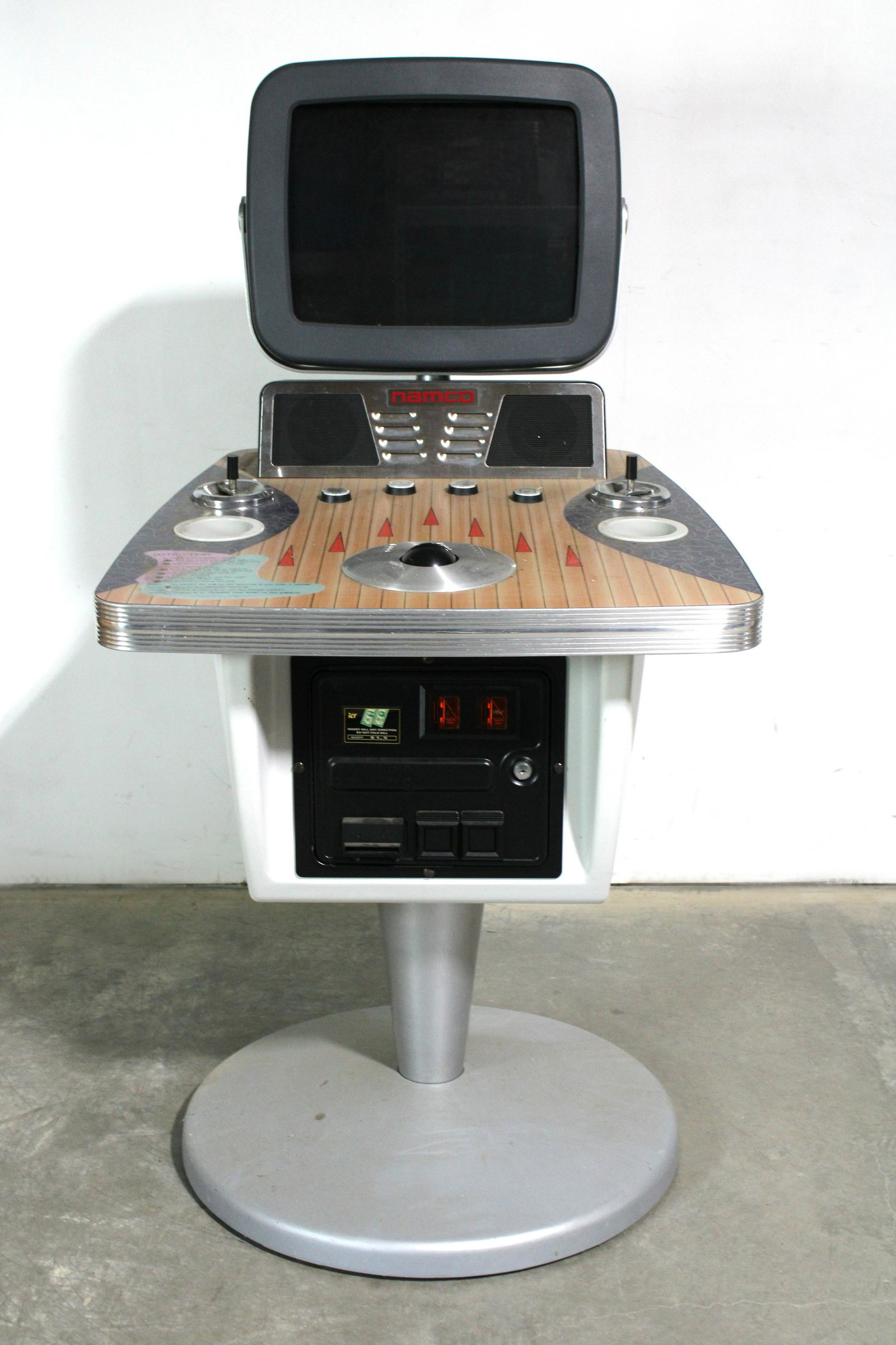 Namco Bowl-O-Rama Arcade: Namco Bowl-O-Rama Arcade. Complete, not working. Has dongle. Includes bill acceptor. This item requires third party shipping or pickup arrangements to be made. Dimensions: 62 x 31 x 32