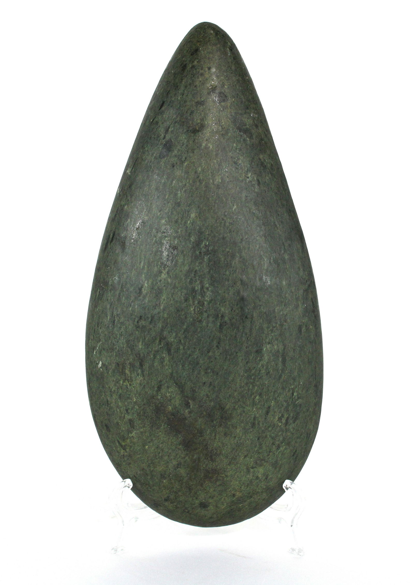 Pre-Columbia Green Stone Axe Head, 12" (1 of 2)