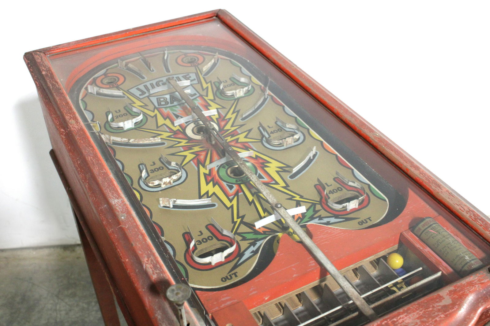 Rock-Ola Juggle Ball Pinball Game, 1932 (1 of 3)