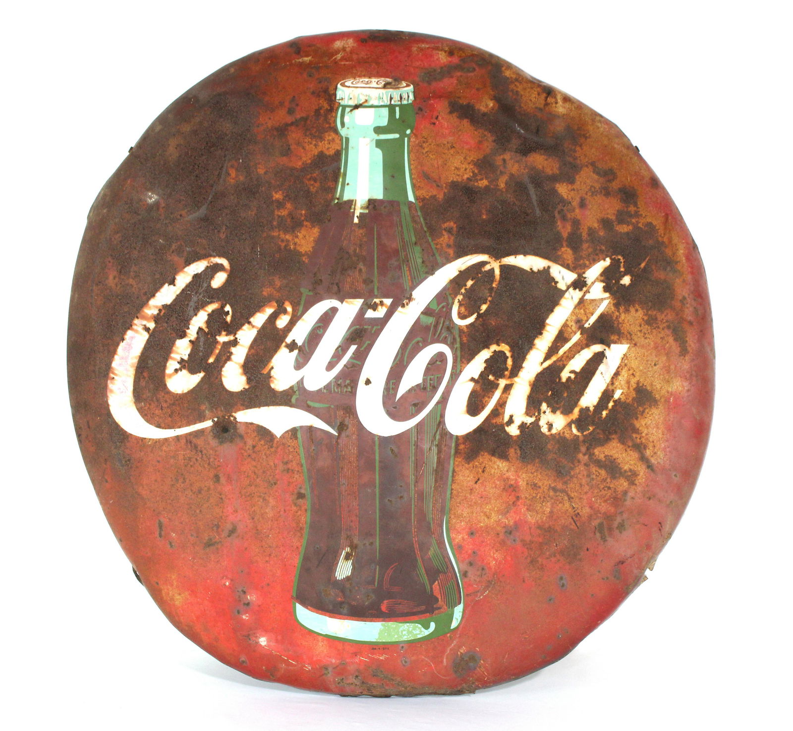 36" Coca Cola Button, A-M Sign Co. (1 of 3)