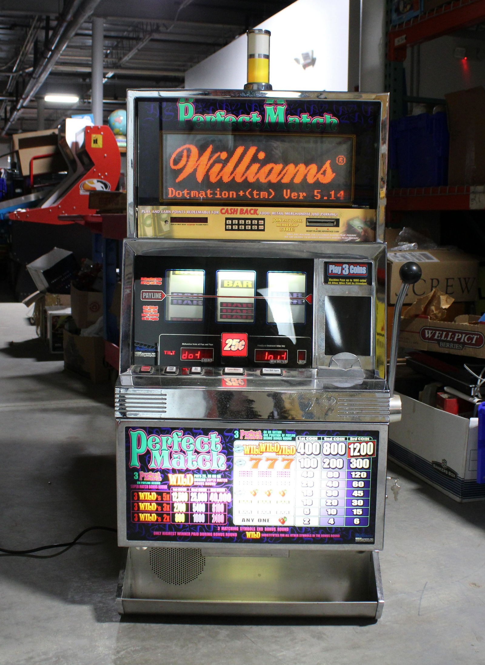Williams Perfect Match Slot Machine (1 of 2)